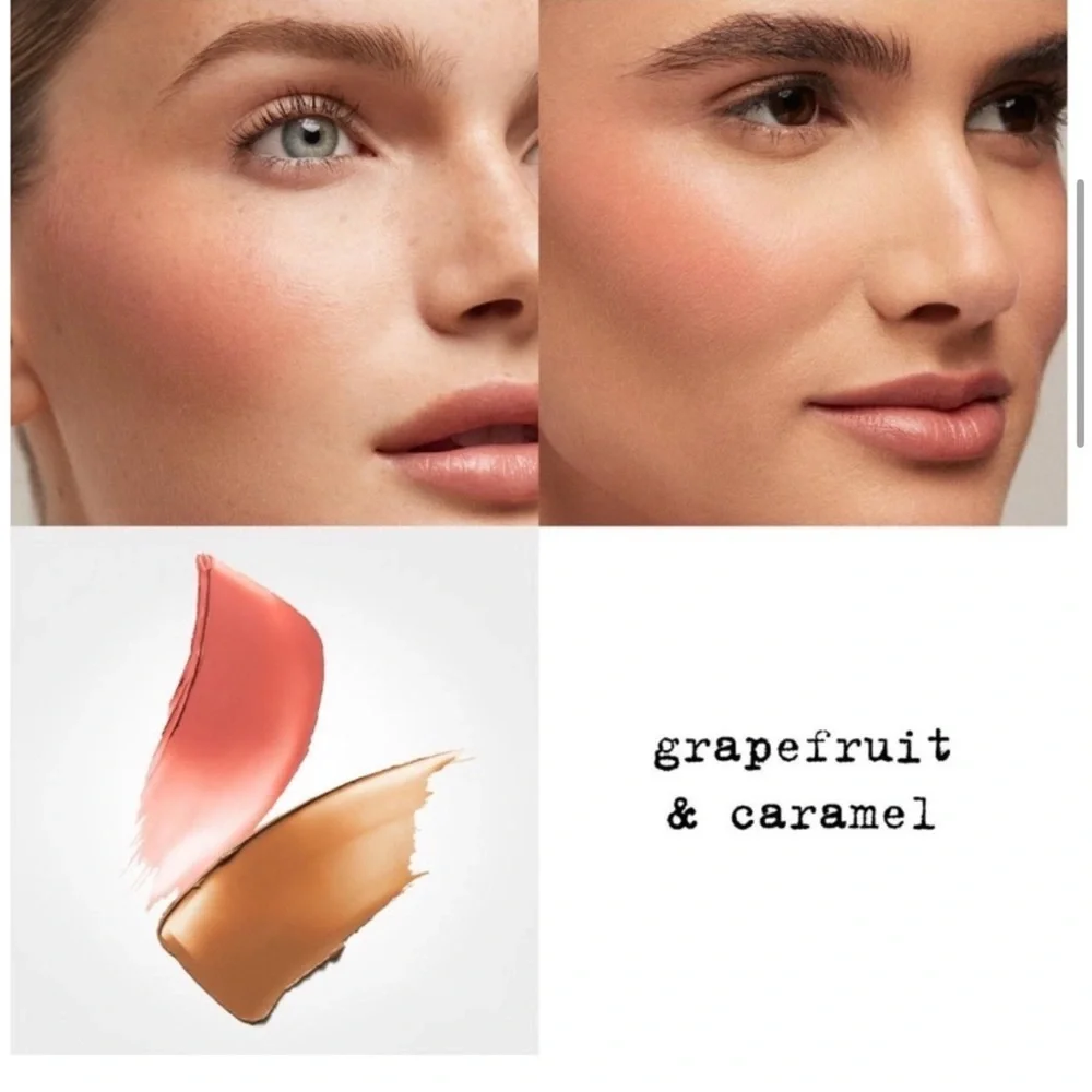 GRAPEFRUIT & CARAMEL | Stila Hydro-Blur‎ Cheek Duo – Blush & Bronze – NWT